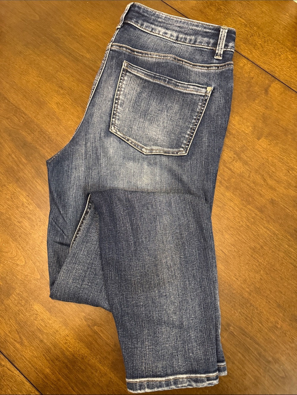Maurices Faded Indigo Straight Jeans